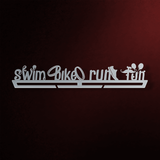 Swim Bike Run Fun Éremtartó-Éremakasztó Victory Hangers®