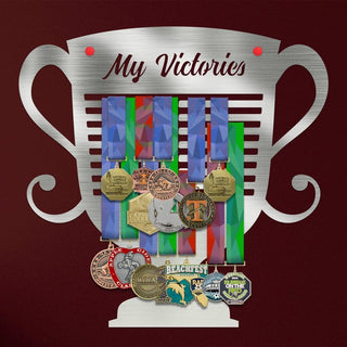 My Victories (Sikereim) Fali Éremtartó V2-Éremakasztó Victory Hangers®