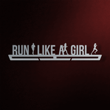 Run Like A Girl Éremtartó-Éremakasztó Victory Hangers®