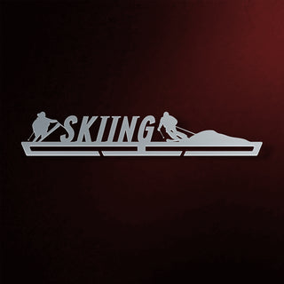 Skiing Éremtartó