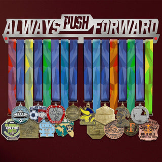 Always Push Forward Éremtartó-Éremakasztó Victory Hangers®
