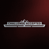 Challenge Accepted Éremtartó V2-Éremakasztó Victory Hangers®