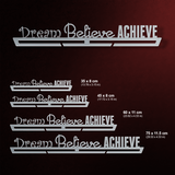 Dream Believe Achieve Éremtartó-Éremakasztó Victory Hangers®