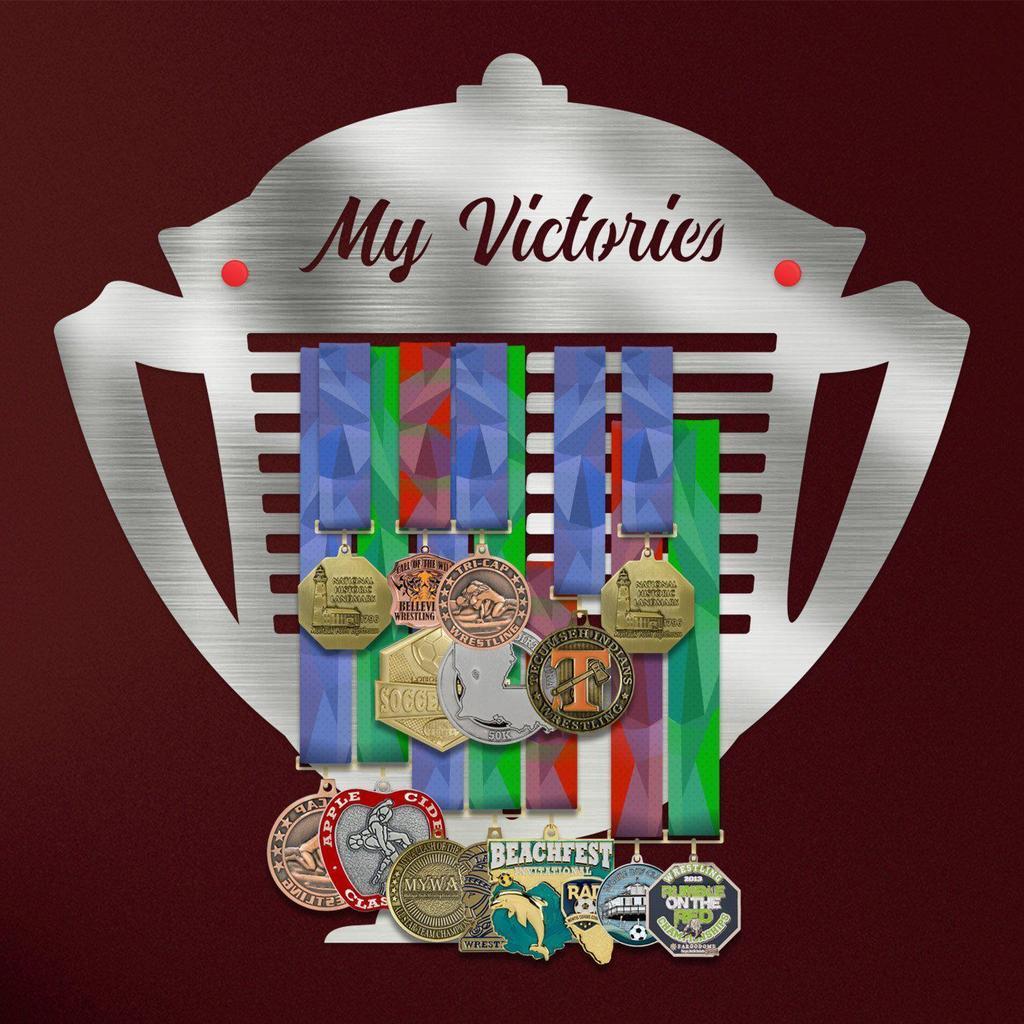 My Victories (Sikereim) Fali Éremtartó V1-Éremakasztó Victory Hangers®