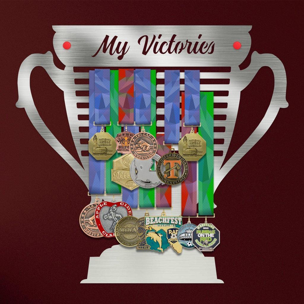 My Victories (Sikereim) Fali Éremtartó V3-Éremakasztó Victory Hangers®