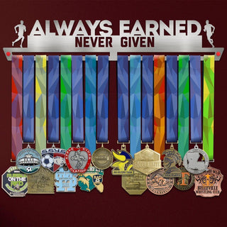Always Earned Never Given Éremtartó FÉRFI-Éremakasztó Victory Hangers®