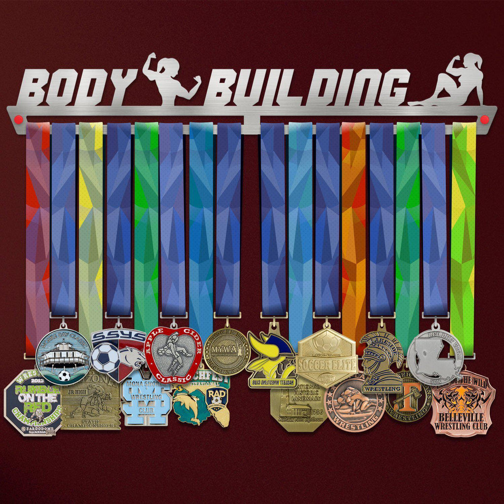 Body Building Éremtartó Női-Éremakasztó Victory Hangers®
