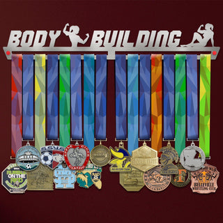 Body Building Éremtartó Női-Éremakasztó Victory Hangers®