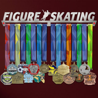 Figure Skating Éremtartó-Éremakasztó Victory Hangers®