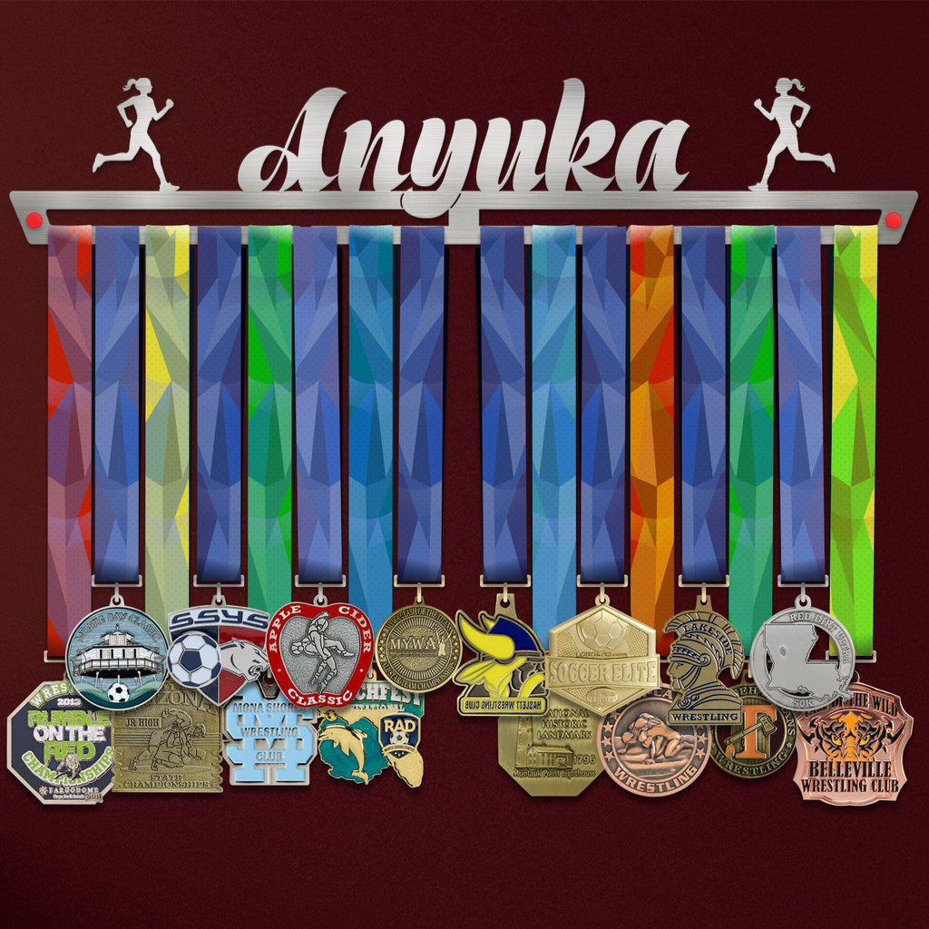 Futó Anyuka Éremtartó - Fali Éremakasztó-Éremakasztó Victory Hangers®