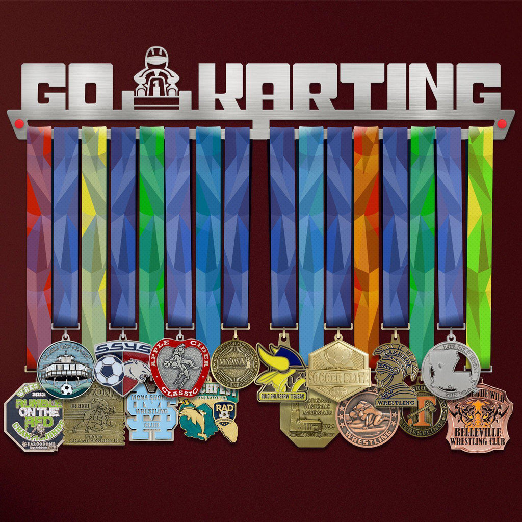 Go Karting (Gokart) Éremtartó-Éremakasztó Victory Hangers®