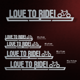 Love To Ride Éremtartó-Éremakasztó Victory Hangers®
