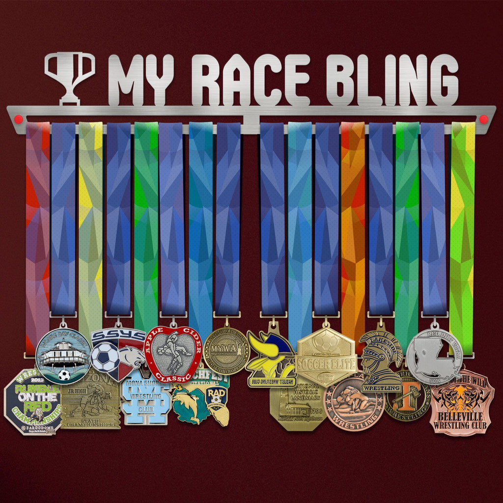 My Race Bling Éremtartó-Éremakasztó Victory Hangers®